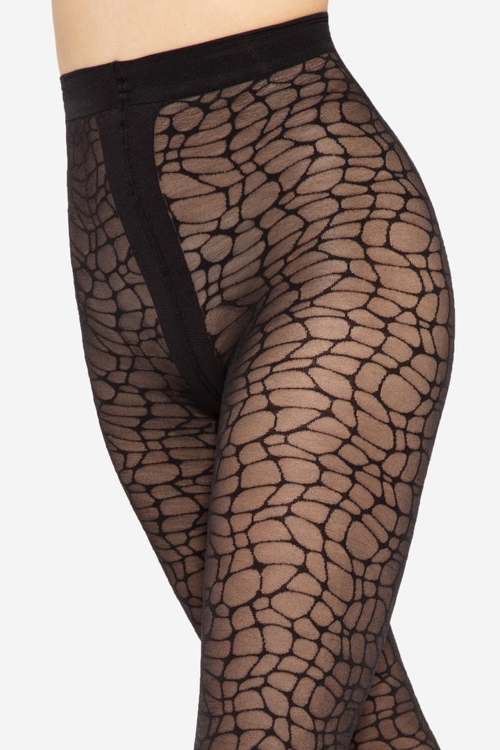 Modern Patterned Tights 40 DEN