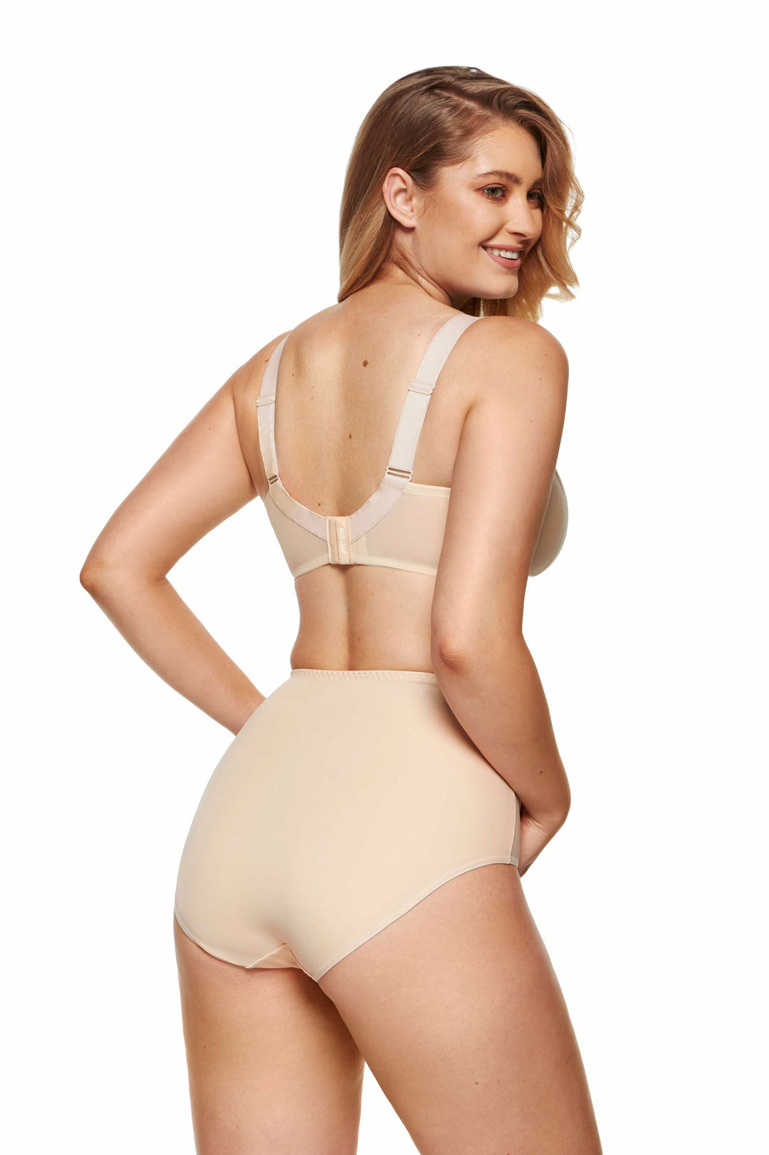 ZARA HIGH WAIST SLIMMING PANTY BEIGE