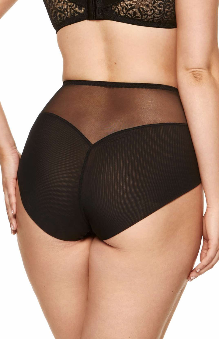GABI HIGH WAIST BLACK LACE PANTY