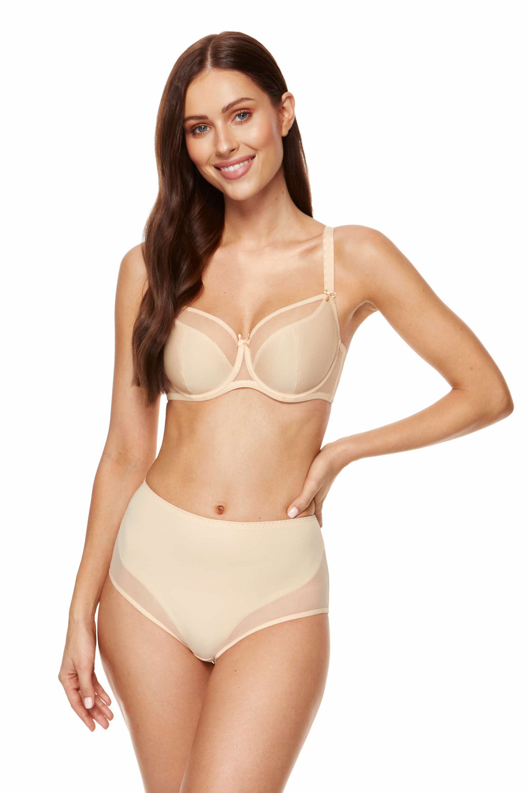 ZARA SMOOTH SOFT BRA BEIGE
