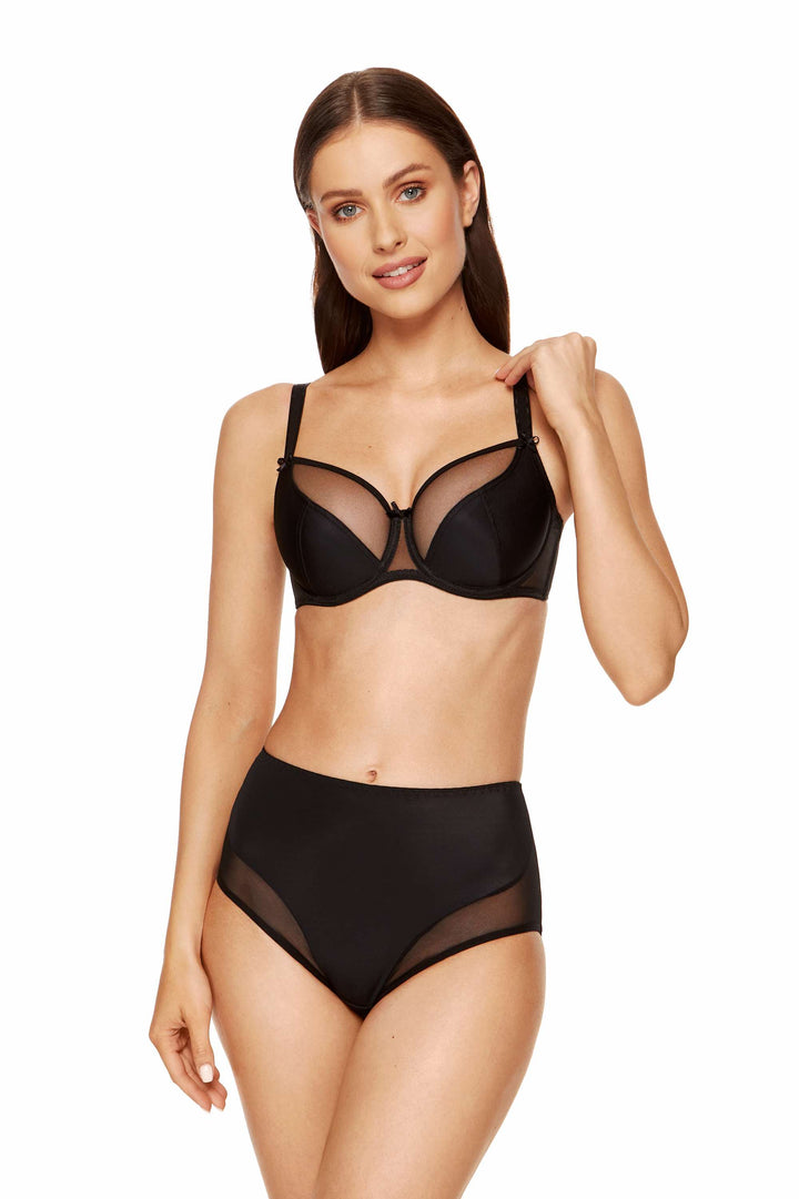 ZARA SMOOTH SOFT BRA BLACK