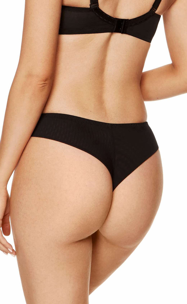 ZARA BRAZILIAN THONG BLACK