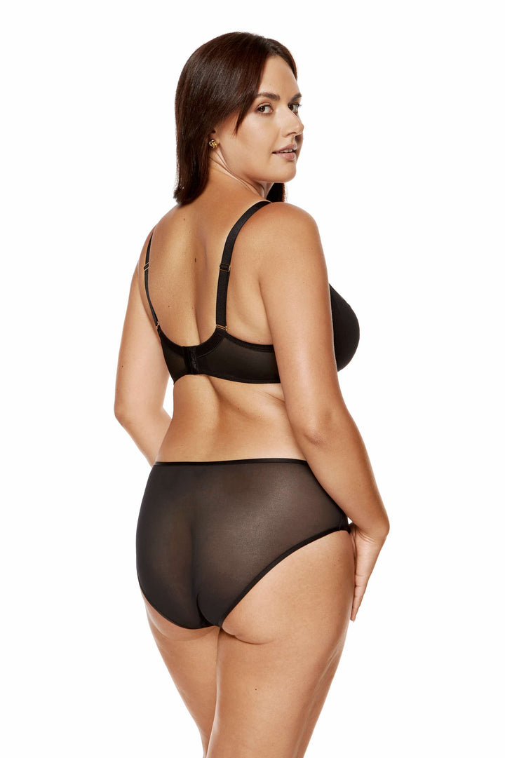 MADAME EMBROIDERED PANTY BLACK