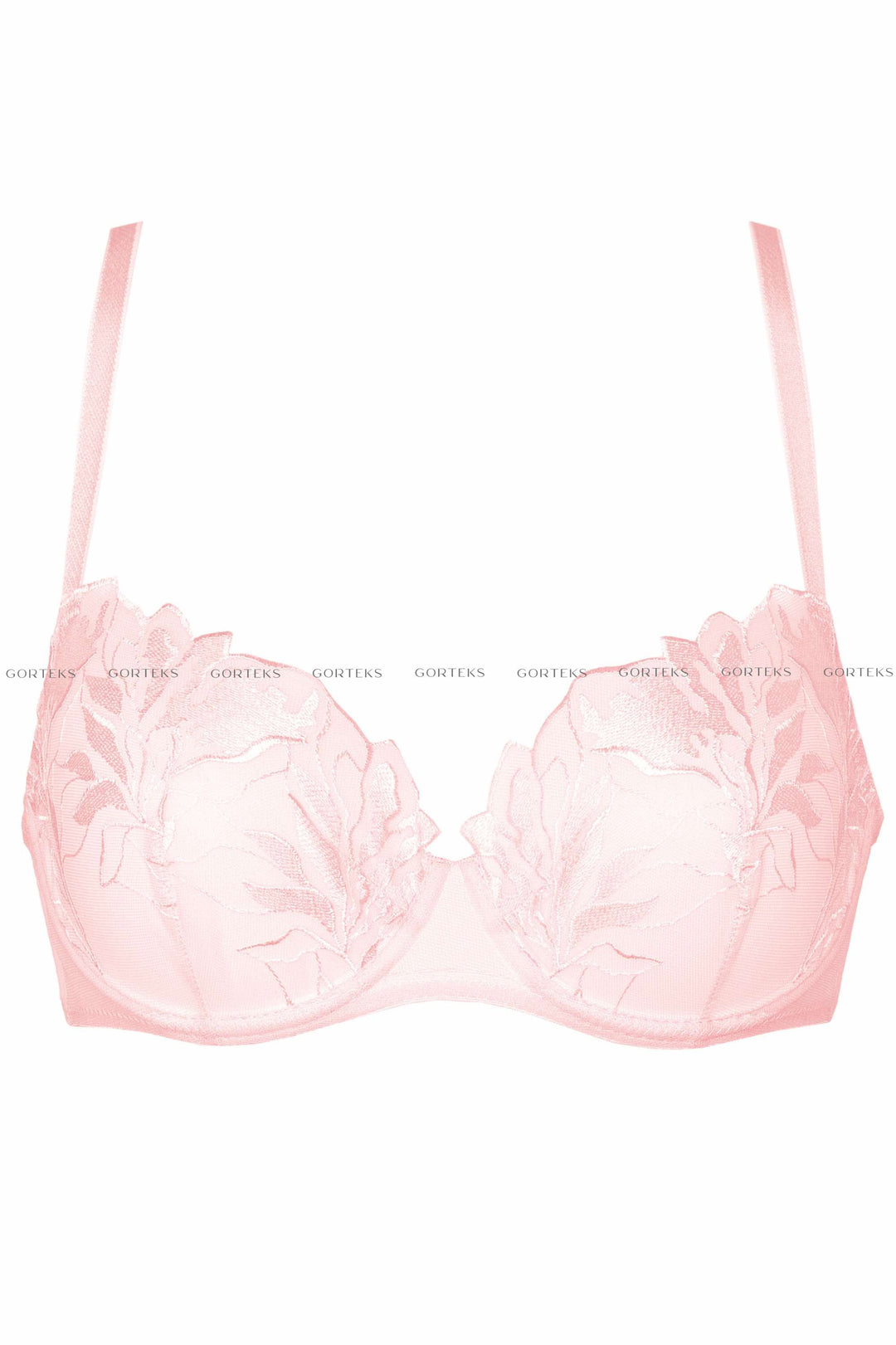 COCO EMBROIDERED SOFT BRA PINK