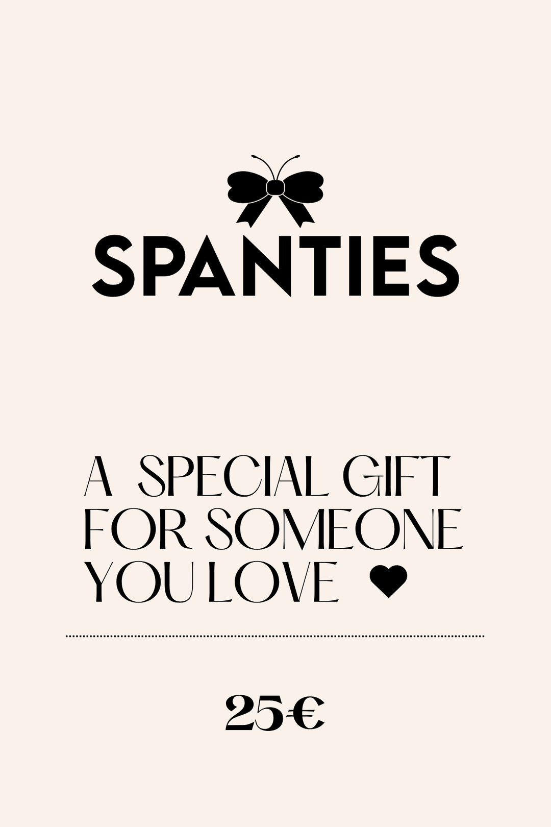 SPANTIES GIFT CARD