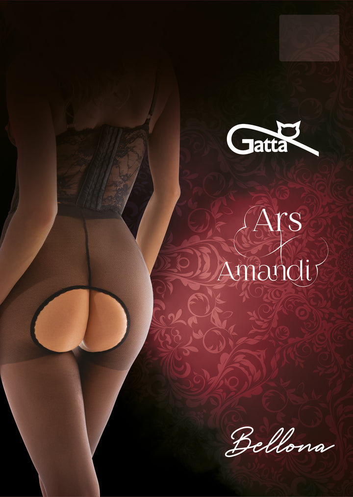 Bellona Decorative Tights with Elegant Cutout Design – High-Quality LYCRA®