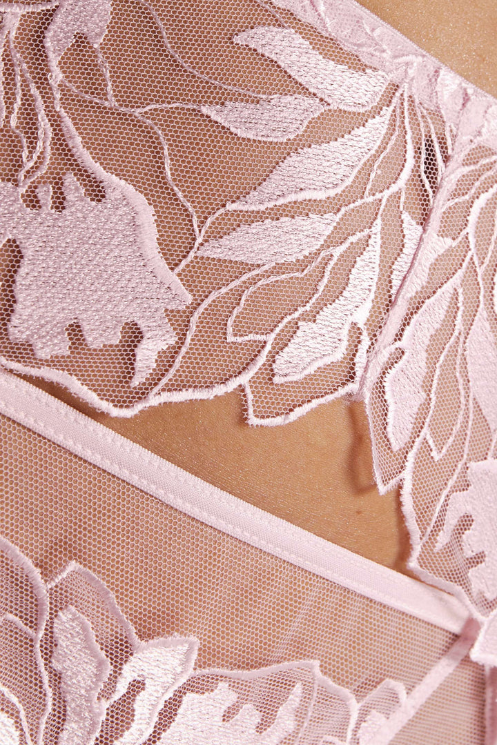 COCO EMBROIDERED SOFT BRA PINK