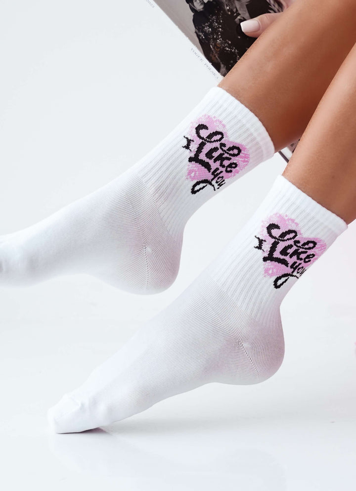WOMEN'S I LIKE YOU PATTERN SOCKS