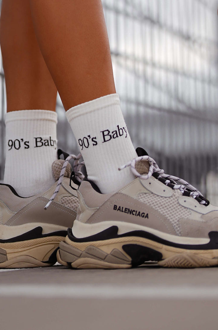 WOMEN'S 90'S BABY PATTERN SOCKS