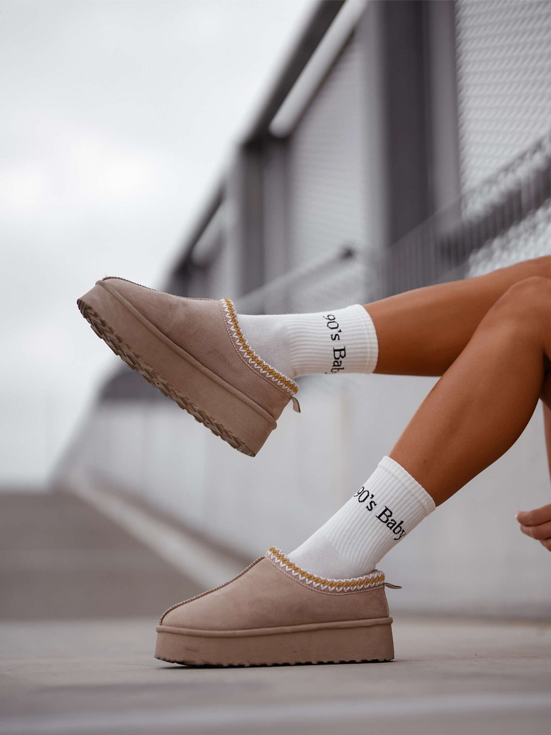 WOMEN'S 90'S BABY PATTERN SOCKS