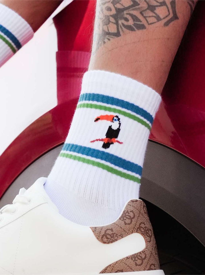 MENS TOUCAN PATTERN SOCKS