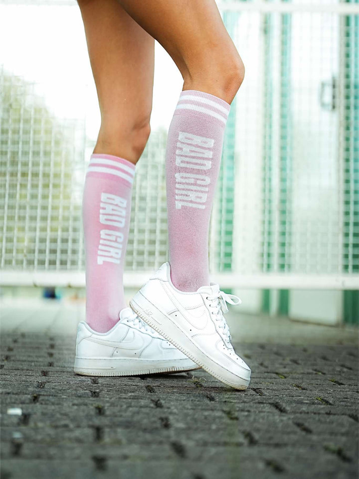 WOMEN'S BAD GIRL PATTERN KNEE SOCKS