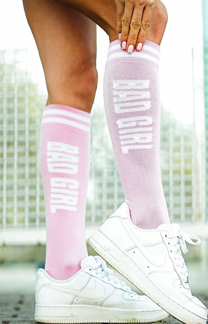 WOMEN'S BAD GIRL PATTERN KNEE SOCKS
