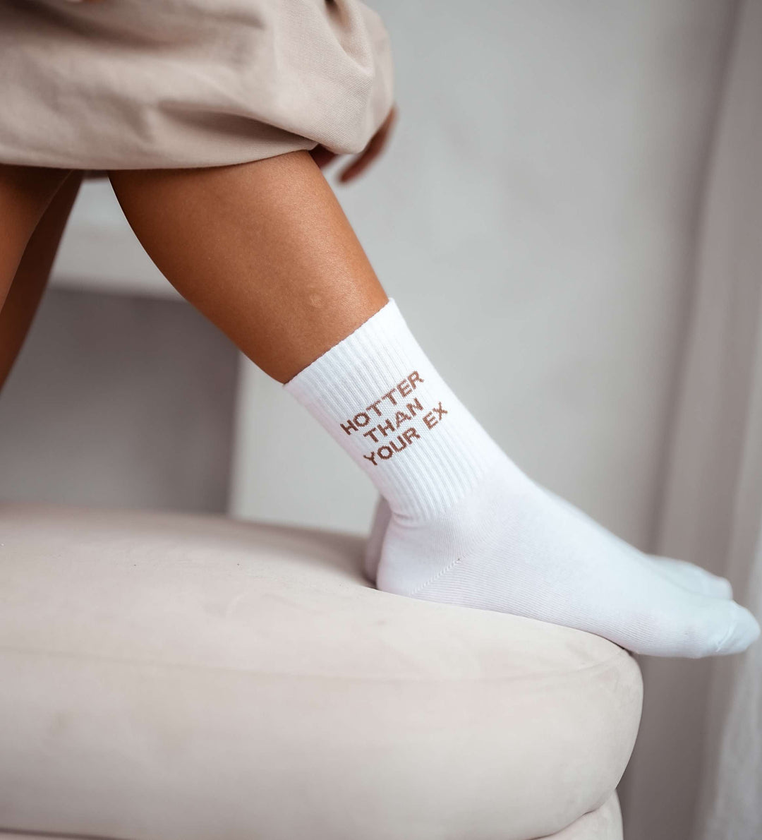 WOMEN'S HOTTER THAN YOUR EX PATTERN SOCKS