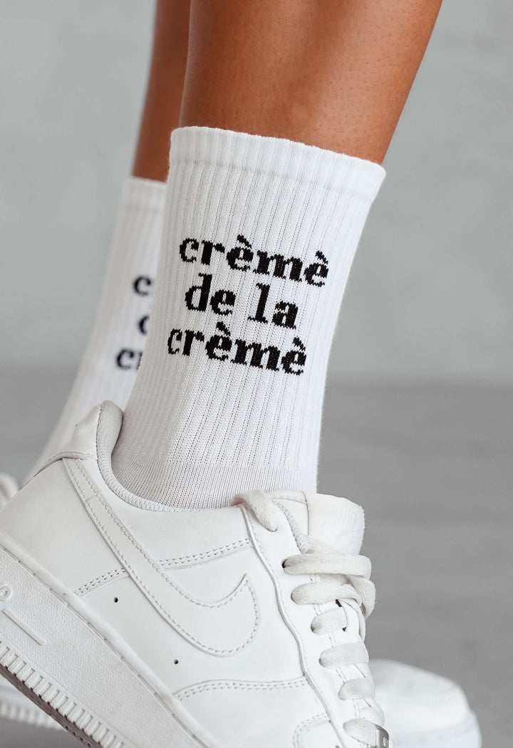 WOMEN'S CREME DE LA CREME PATTERN SOCKS