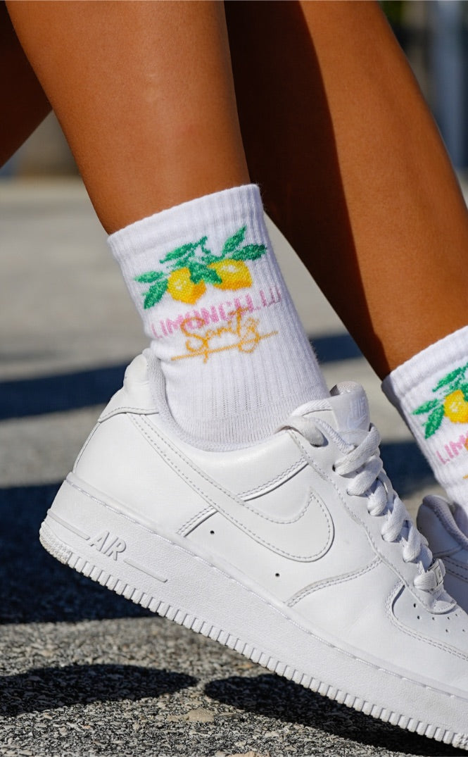 WOMEN'S LIMONCELLO PATTERN SOCKS