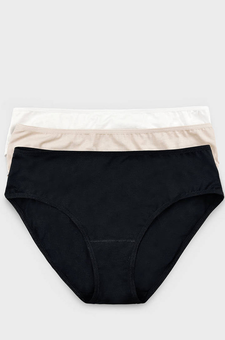 DIANA COTTON PANTY TRIPLE PACK MULTICOLOURED