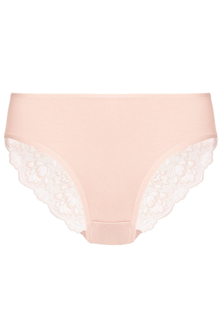 EMILIA COTTON PANTY WITH LACE BACK TRIPLE PACK