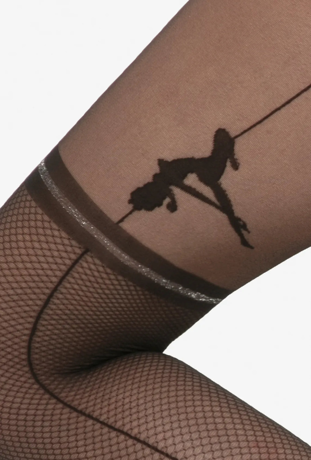 GATTA RITA SUSPENDER TIGHTS TRANSPARENT 20 DEN