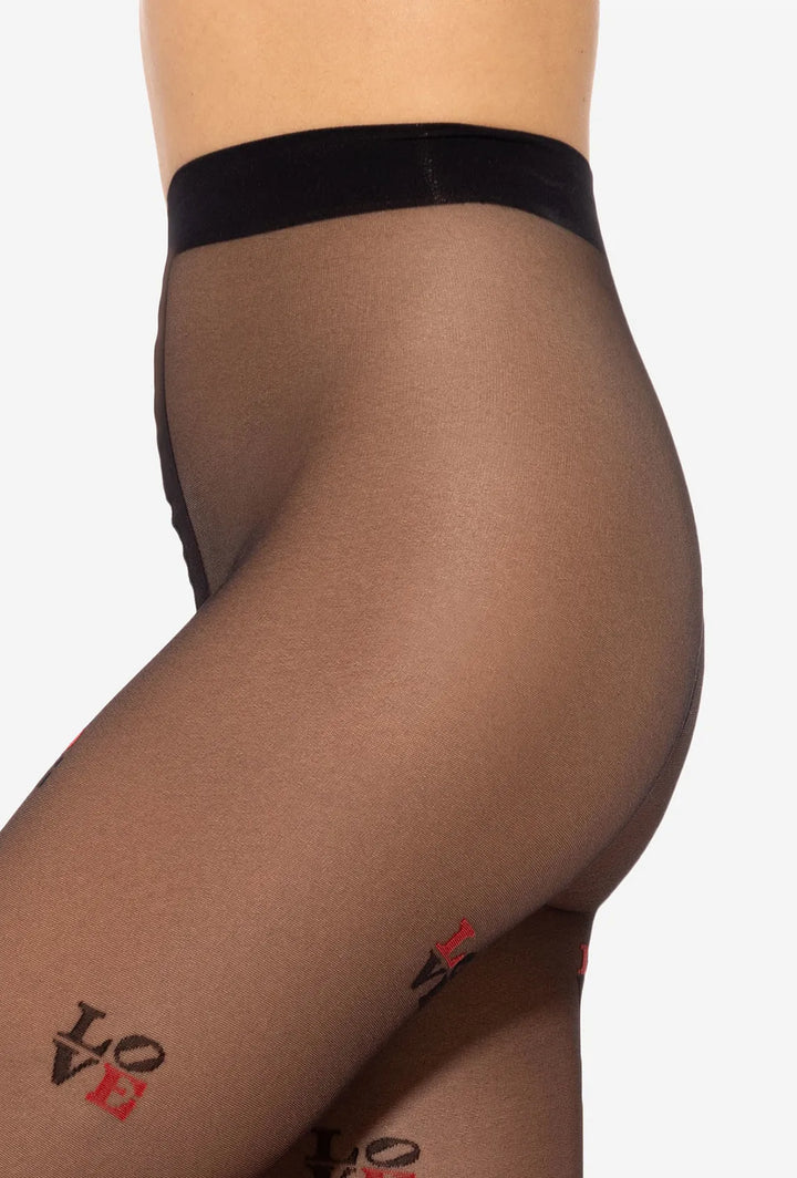 GATTA LOVELY PATTERNED AND TRANSPARENT TIGHTS 20 DEN