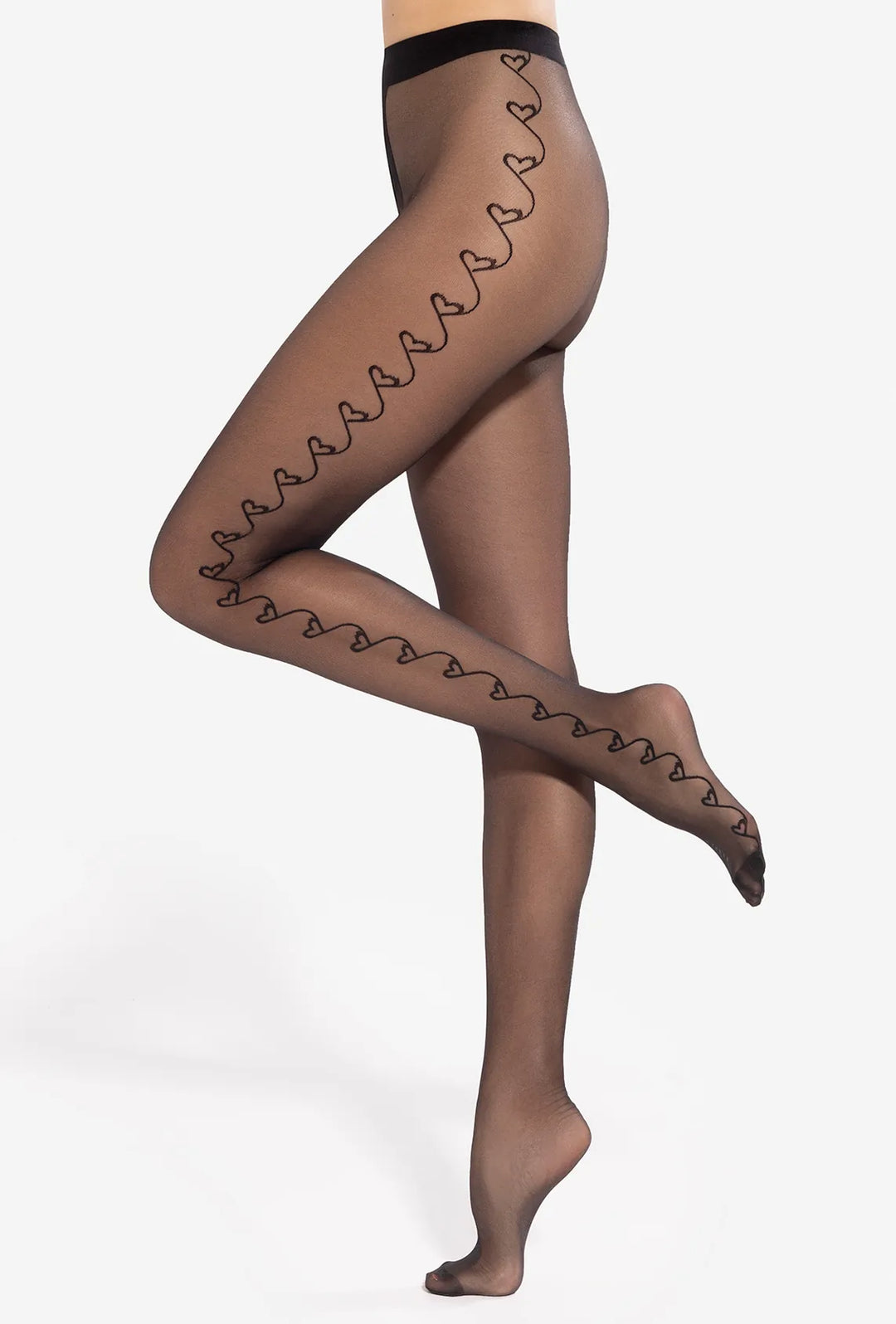 GATTA LOVELY PATTERNED AND TRANSPARENT TIGHTS 20 DEN