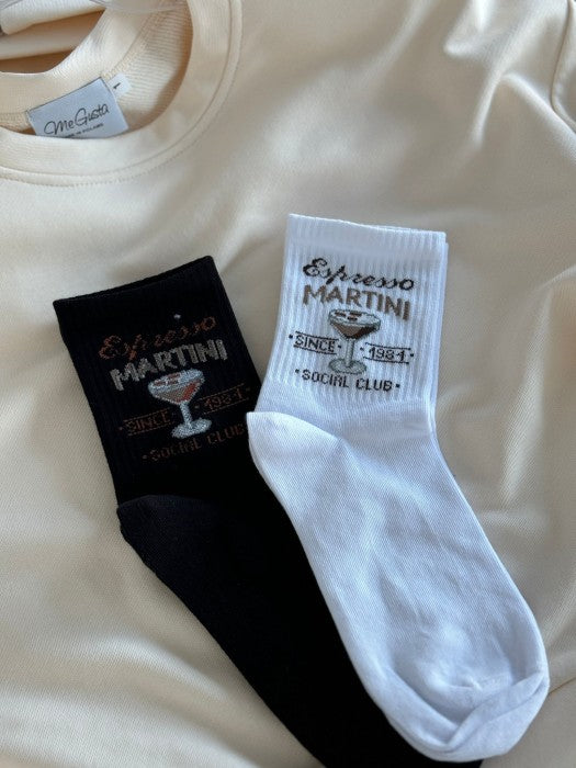 WOMEN'S ESPRESSO MARTINI PATTERN SOCKS